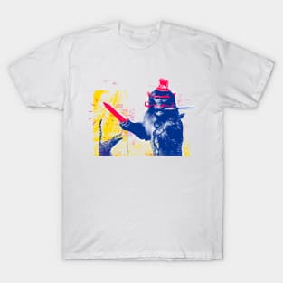 Absurd Monkey with a Knife T-Shirt